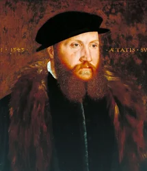 Ein Mann mit schwarzer Kappe